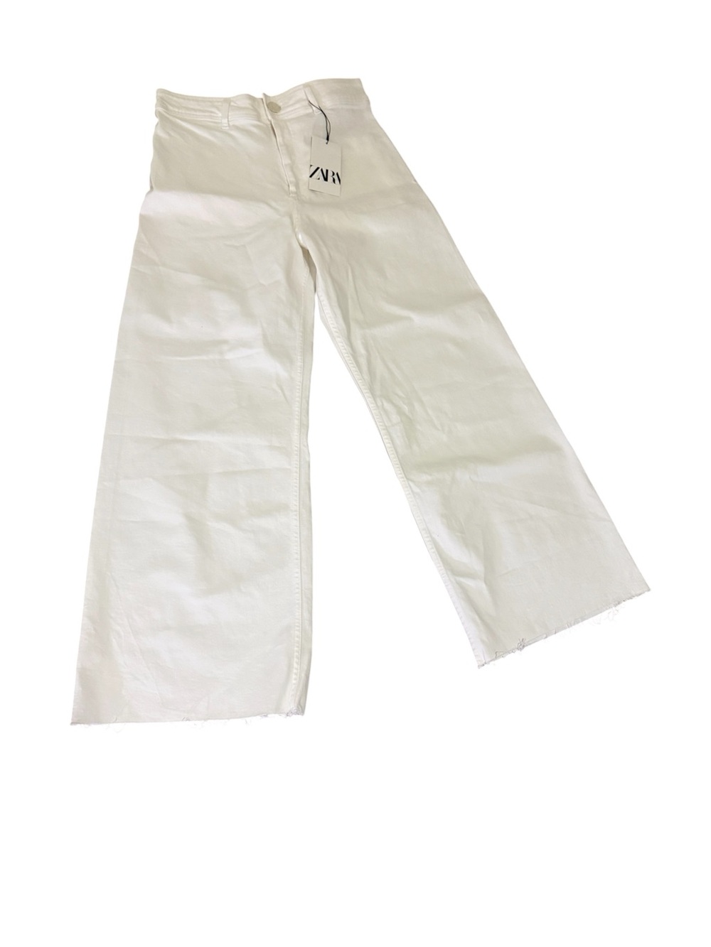Zara Cream straight Jeans